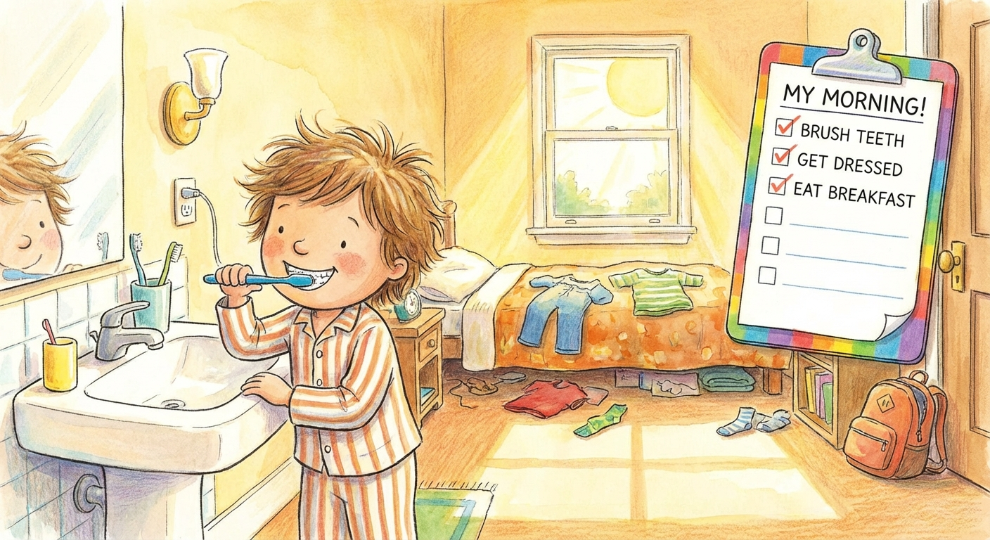 Morning Routines That Set Kids Up for a Focused Day